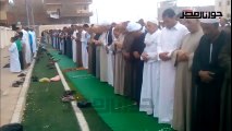 المئات من المواطنين يؤدون صلاة العيد ساحات المنوفية