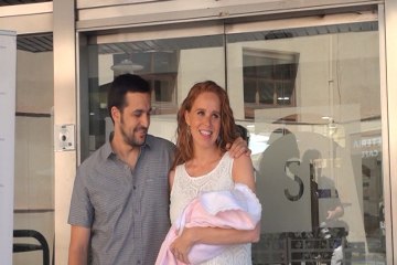 María Castro y su chico ya están en casa con Maia