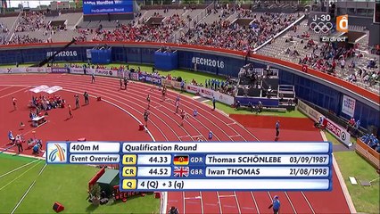 séries 400m H - ChE 2016 athlé (Jordier, Anne)