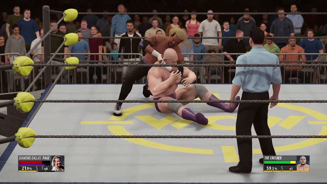 Diamond Dallas Page Vs The Crusher