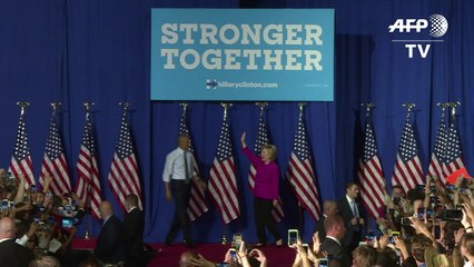 USA: Barack Obama replonge en campagne pour "Hillary"