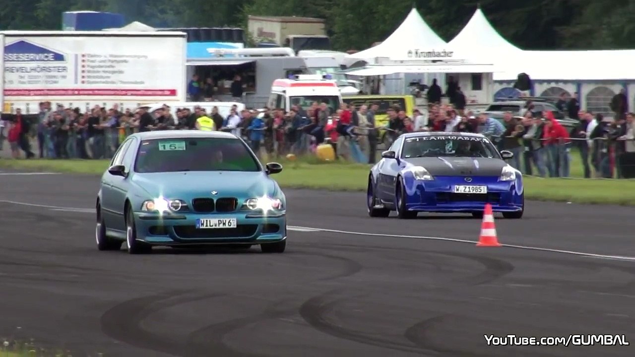BMW E39 M5 vs Nissan 350Z vs Ford Focus RS