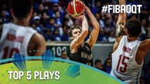 Top 5 Plays - Day 2 - 2016 FIBA Olympic Qualifying Tournament - Philippines