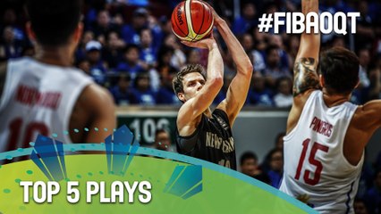 Top 5 Plays - Day 2 - 2016 FIBA Olympic Qualifying Tournament - Philippines