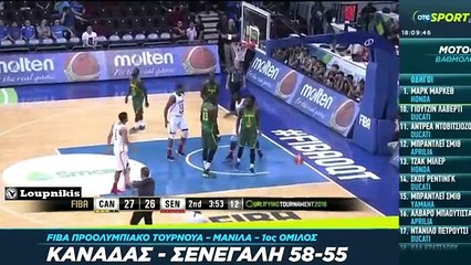 Canada vs Senegal 58-55 Olympic Qualifying Tournament 2016 {6-7-2016}