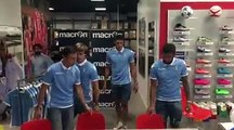 Patric, Hoedt, Radu e Kishna al Lazio Style di Via di Settebagni