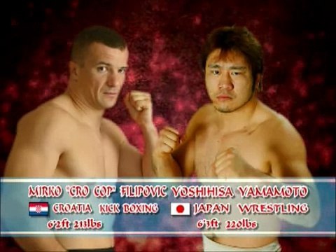 Mirko Cro Cop vs. Yoshihisa Yamamoto - Pride Bushido 2