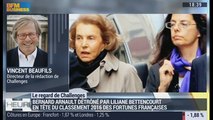 Le regard de Challenges: Liliane Bettencourt détrône Bernard Arnault en tête du classement 2016 des fortunes françaises - 06/07