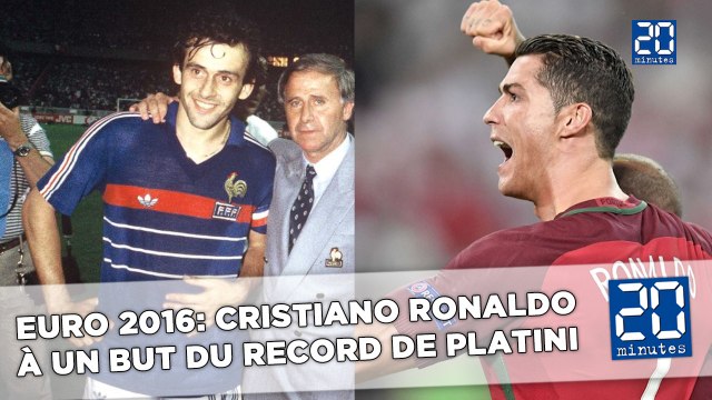 Euro 2016: Cristiano Ronaldo à un but du record de Platini