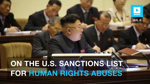 North Korea leader Kim Jong Un on U.S. sanctions list for human rights abuses