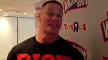 John Cena discusses his Once in a Lifetime match against The Rock at WrestleMania 28.FLV