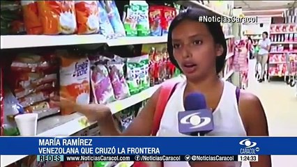 Venezolanas cruzaron la frontera para comprar alimentos en Colombia
