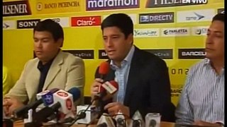 Ruerda de prensa BSC. Habla Toño Noboa. 19 Enero 2012