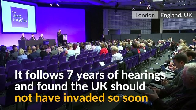 Blair led Britain into Iraq war based on flawed intelligence, report says