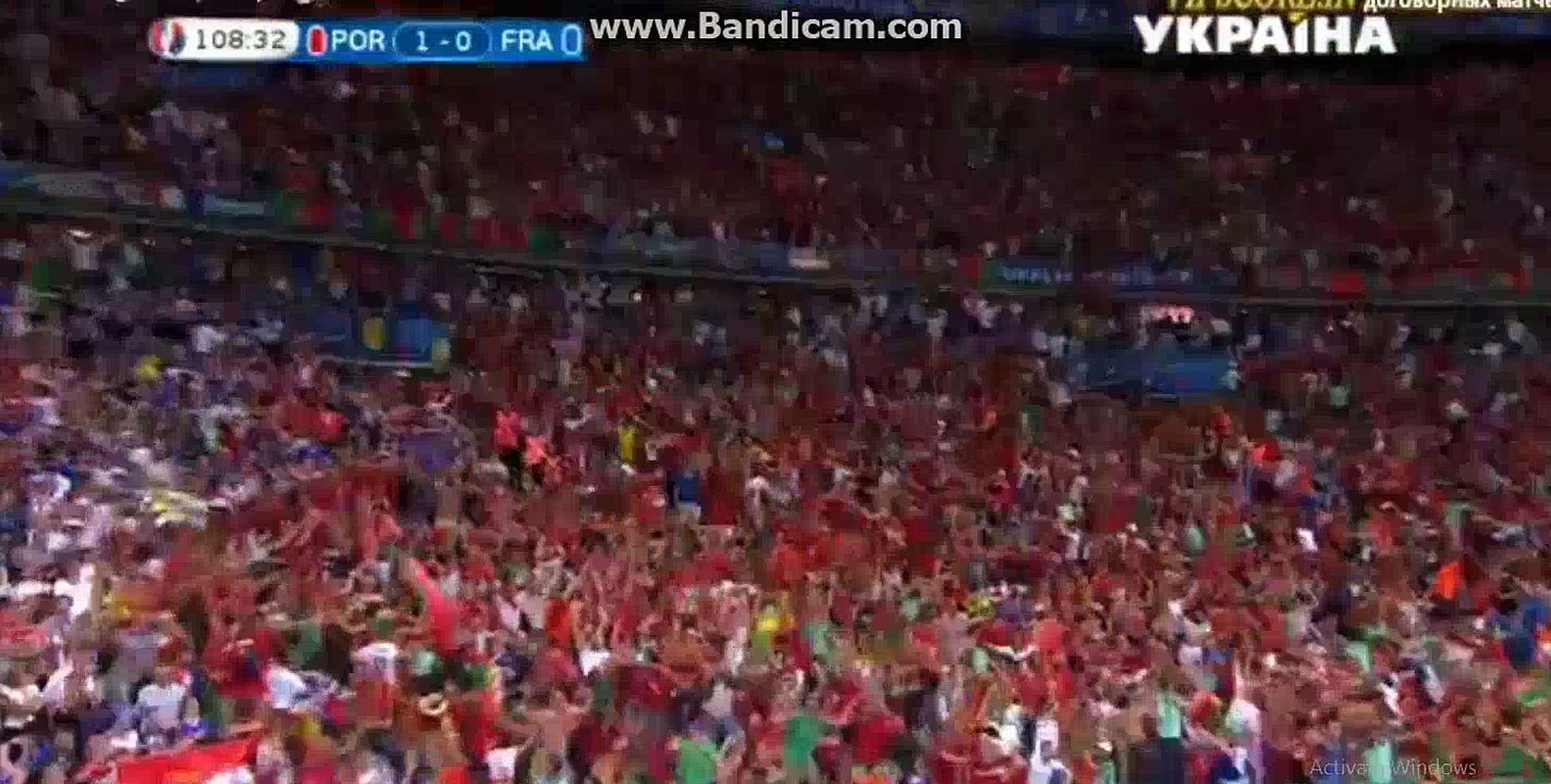 Éder Winning Goal HD - Portugal 1-0 France Final 10.07.2016 HD