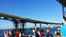 Ferry Ride View. Under the San Francisco Bay Bridge New Eastern Span Southbound. 10/26/31
