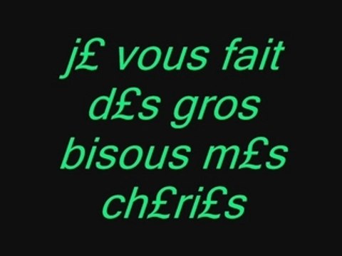 Video de mes cheries et moi