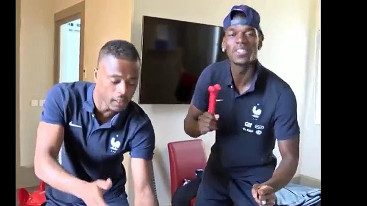 Pogba et Evra dansent le zouk