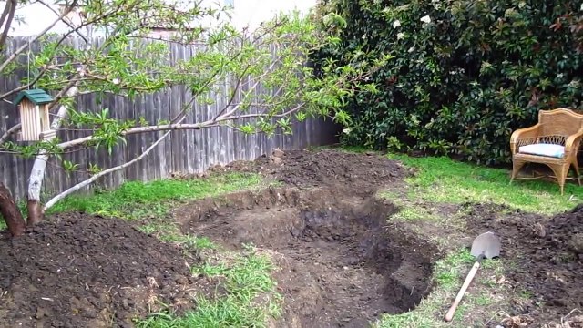 Backyard Pond Stream Waterfall 4-15-09