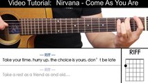 Video tutroial - Nirvana - Come As You Are