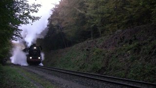 Freight at Foertha Tunnel.  Dampf Trifft Kies 5. 28/10/11.