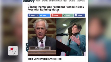 Bob Corker and Joni Ernst Bow Out of Trump's VP Search