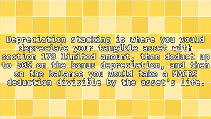 Stacking the Benefits of Depreciation for Your Business