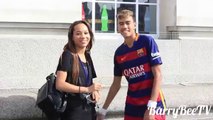 Il se fait passer pour NEYMAR le Footballeur et embrasse les filles!