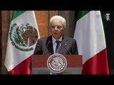 Messico - Dichiarazioni alla stampa del Presidente Mattarella (04.07.16)