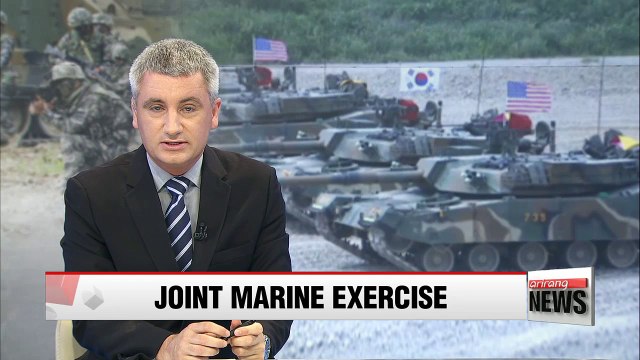 S. Korea and U.S. marines conduct joint exercise in Pohang