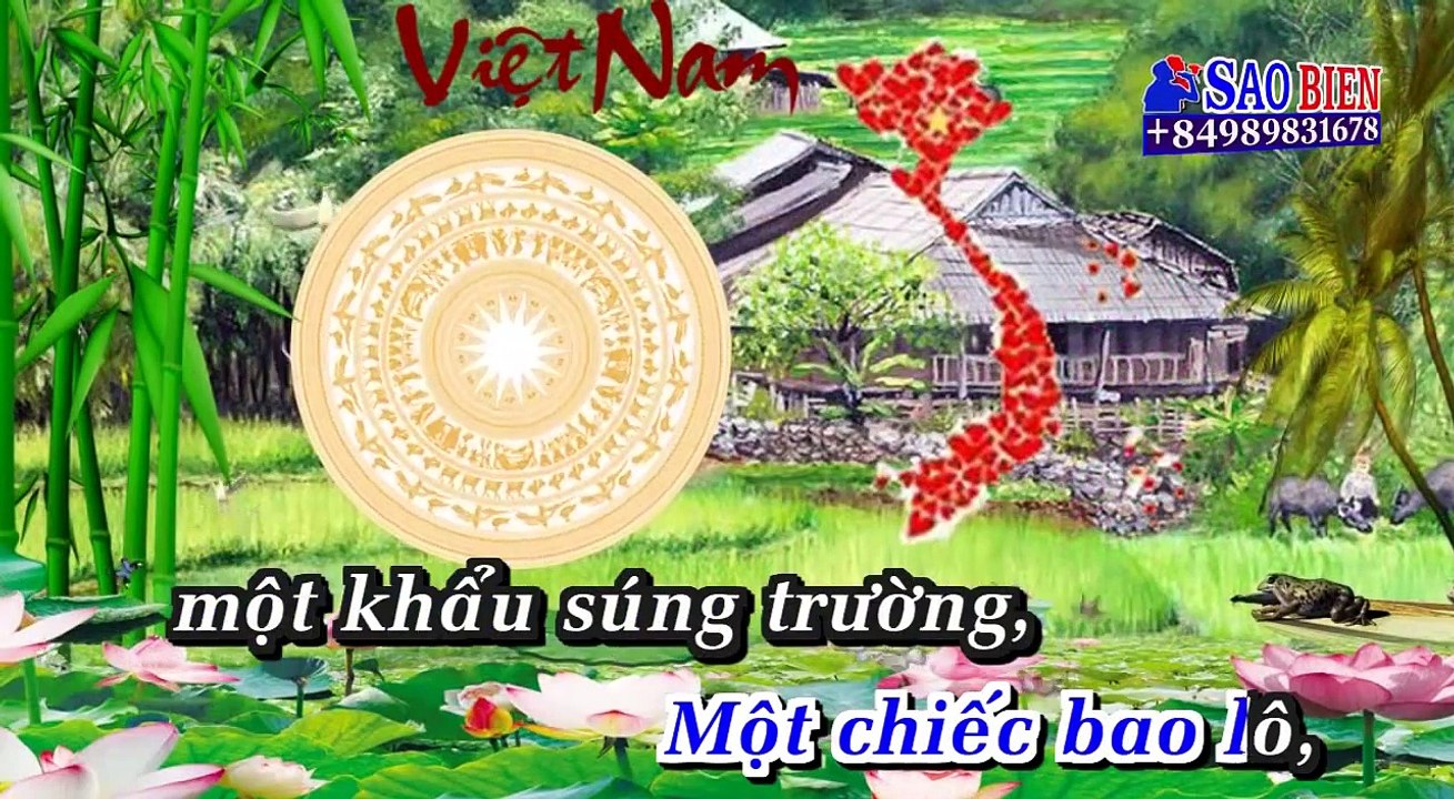 Karaoke Trái Tim Người Chiến Sĩ (Ngọc Ký & Quang Hào & Lê Anh Dũng)-DEMO