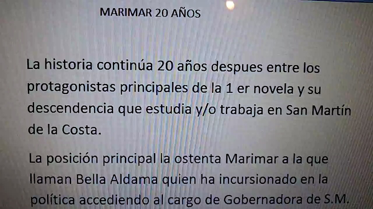 Marimar 20 años