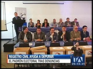 Registro Civil ayuda a depurar padrón electoral