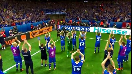 Island Schlachtruf - -Huh- - Euro 2016 - Fussball Jubel