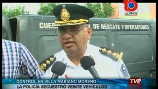 Secuestran 20 vehículos durante un operativo en Las Talitas