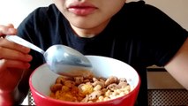 ASMR Cereal~Rice snaps, crunchy nut cornflakes & chocolate cookie wheels