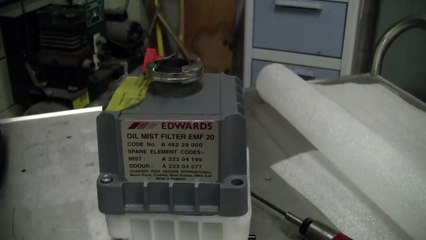 Edwards EMF 20 Oil Mist Filter. AS_IS