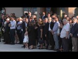 Ciampino (Roma) - Mattarella accoglie le vittime dell'attentato a Dacca (05.07.16)