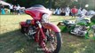 line up of custom bagger motorcycles