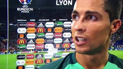 Cristiano Ronaldo interview after the win against Wales  EURO 2016