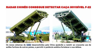 Radar chinês consegue detectar caça invisível F-22