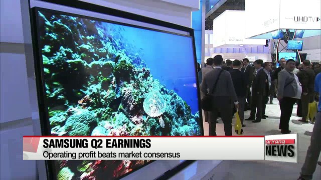 Samsung Electronics posts better than expected earnings in Q2