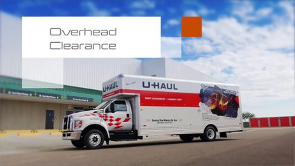 U-Haul 26' F650 Moving Truck: Overhead Clearance
