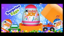 Colors for Children to Learn with Kinder Joy Surprise Eggs - Colours for Kids (Nursery) to Learn