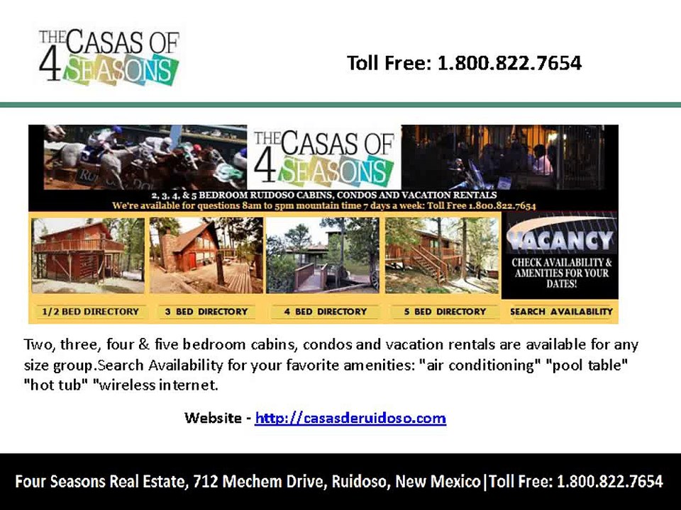Ruidoso vacation rental homes