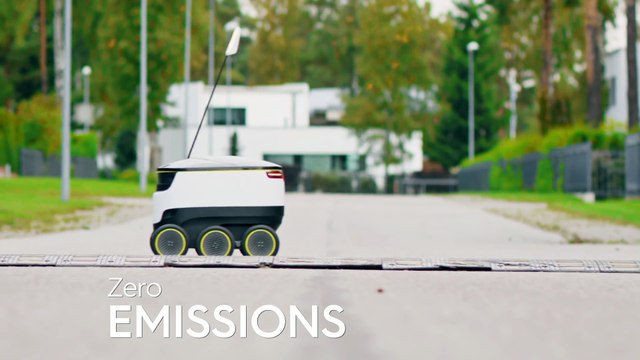 Des robots drones livrent la bouffe à Londres !
