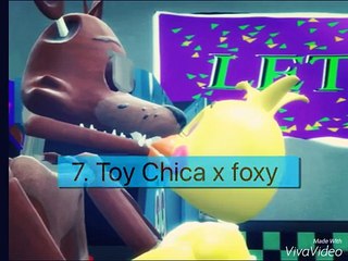 Top 10 fnaf ships and top 11 animatronics