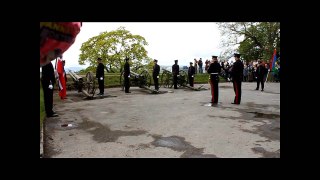 21-gun salute from Akershus Fortress on May 17