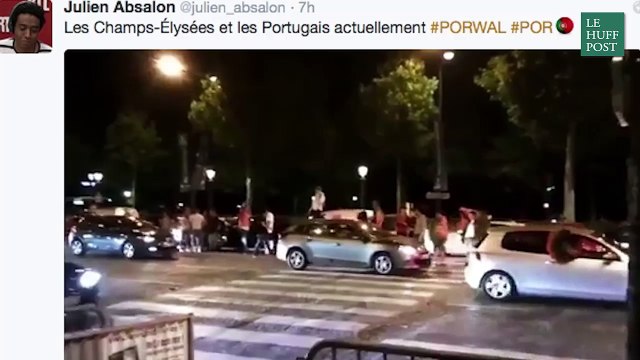 Les Portugais ont envahi les Champs-Elysées