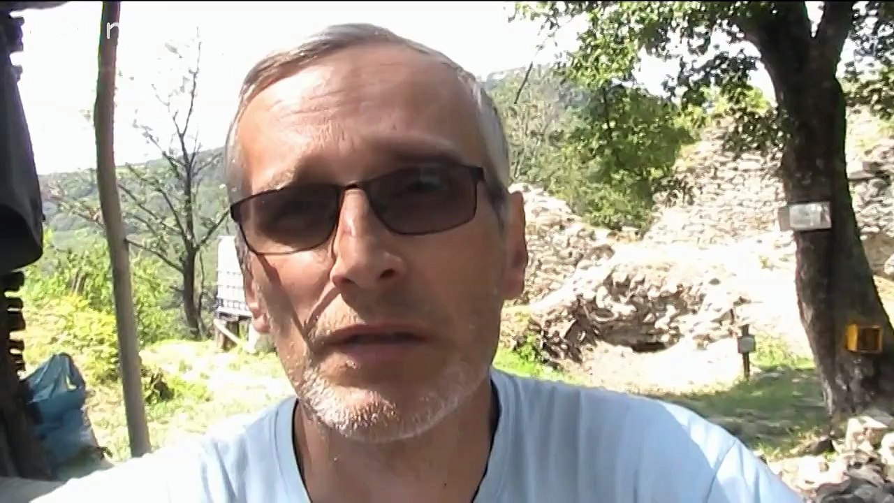 Práce na obnove hradu Slanec v okrese Košice okolie